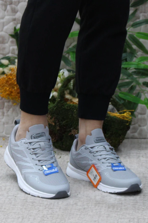 Kinetix Fazer TX Gri Beyaz Anatomik Hafif Orijinal Ürün Erkek Spor Ayakkabı - 2