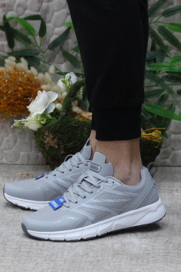 Kinetix Fazer TX Gri Beyaz Anatomik Hafif Orijinal Ürün Erkek Spor Ayakkabı - 3