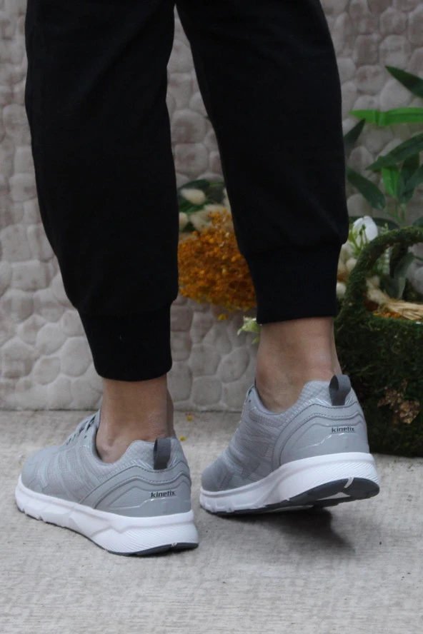 Kinetix Fazer TX Gri Beyaz Anatomik Hafif Orijinal Ürün Erkek Spor Ayakkabı - 4