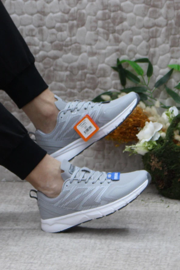 Kinetix Fazer TX Gri Beyaz Anatomik Hafif Orijinal Ürün Erkek Spor Ayakkabı - 5