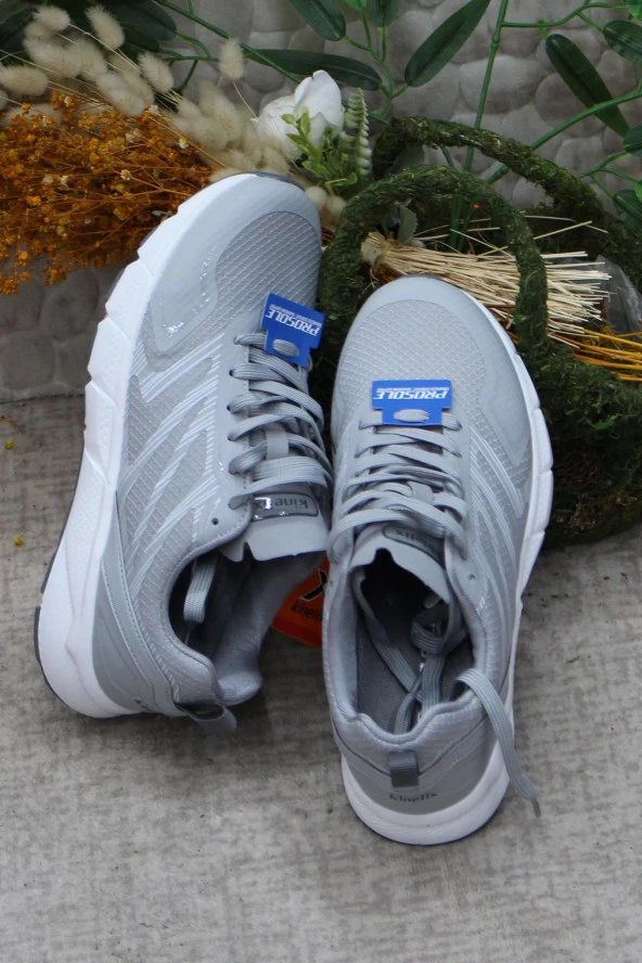 Kinetix Fazer TX Gri Beyaz Anatomik Hafif Orijinal Ürün Erkek Spor Ayakkabı - 6