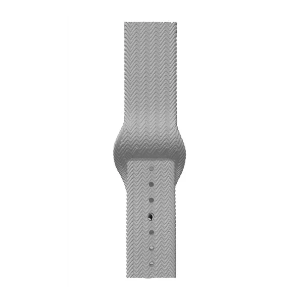 Global 42-49mm Yeni Nesil Apple Uyumlu Akıllı Saat Kordonu Silikon Gri WNE0388