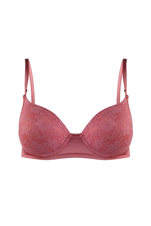 Kadın Bordo Renk Sütyen - 6