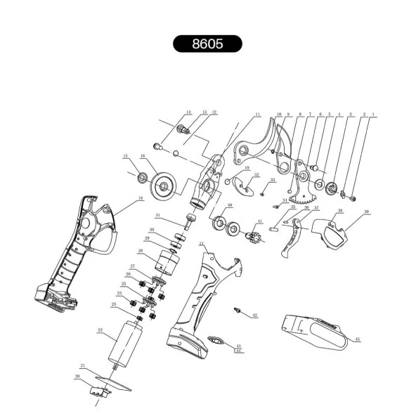 Suca 8605 Akülü Budama Makası Motoru - 4