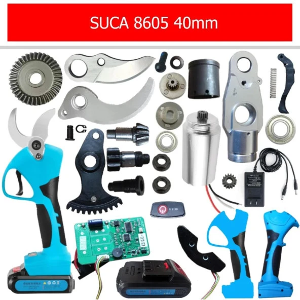 Suca 8605 Akülü Budama Makası Gövde Komple - 2
