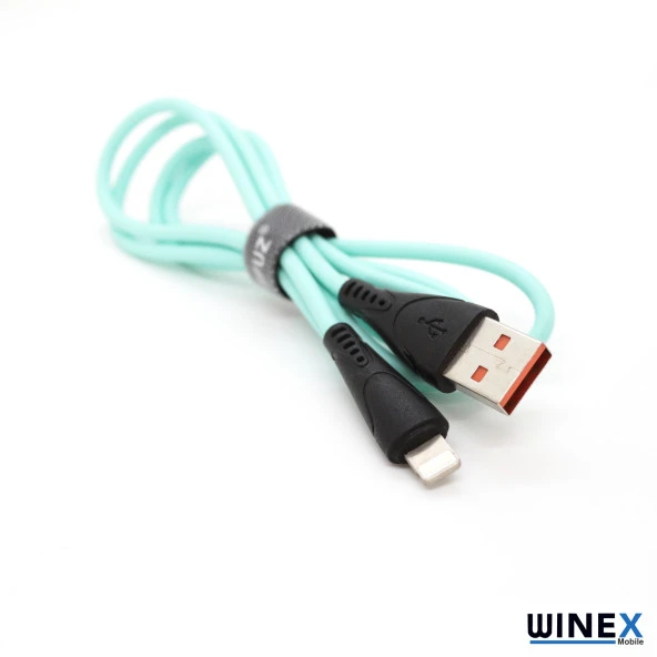 Global CA30 USB to Lightning Hızlı Data ve Şarj Kablosu 2.4A Mavi WNE0650