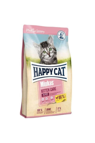 Happy Cat Minkas Kitten Care Tavuklu Yavru Kedi Maması 10 Kg