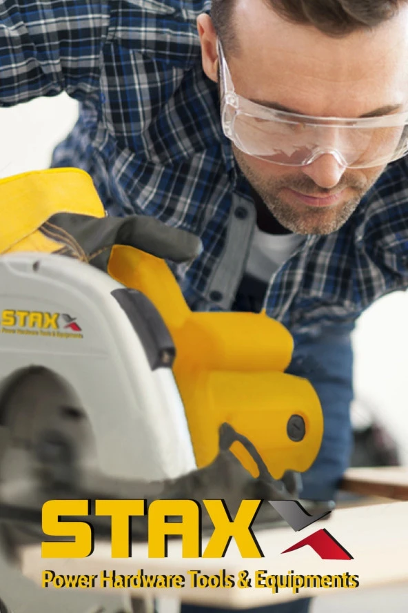 Staxx Germany 3700 Watt Fast Profesyonel Bakır Sargı Lazerli Açılı Kesim 185MM Daire Testere - 2