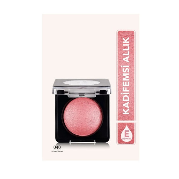 Flormar Baked Blush On 040 Shimmer Pink Allık