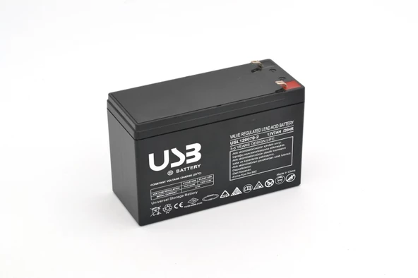 TUNCMATIK USB BLACK BATTERY 12V-7AH UPS TIPAKU TSK7032