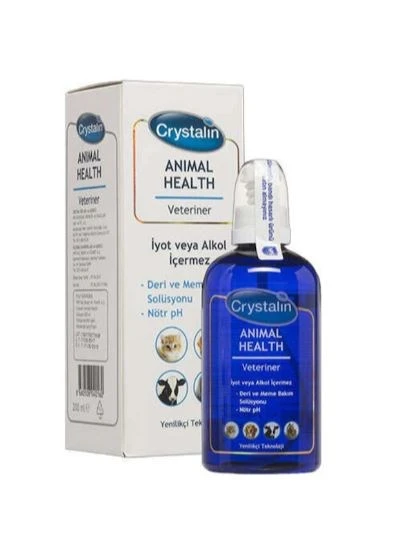 Crystalin Animal Health Drops - Göz Kulak Ağız Bakım Solüsyonu 100 ML