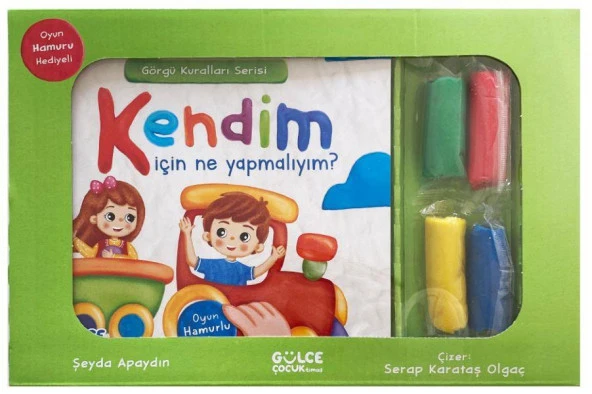 Kendim İçin Ne Yapmalıyım Görgü Kuralları Serisi Oyun Hamurlu Kitap Seti