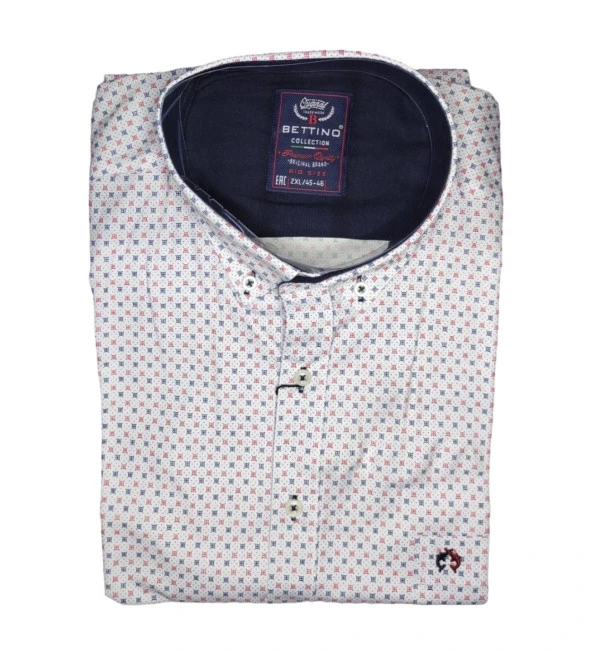 Erkek Büyük Beden 117 Kilo İçin Uygun Likralı Uzun Kol Gömlek