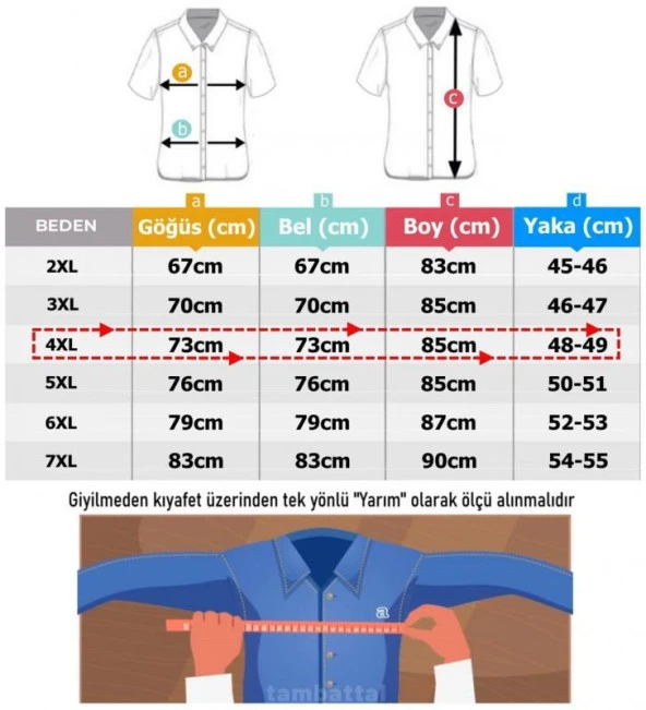 Erkek 117 Kiloya Uygun Büyük Beden Pamuklu Uzun Kol Gömlek - 2