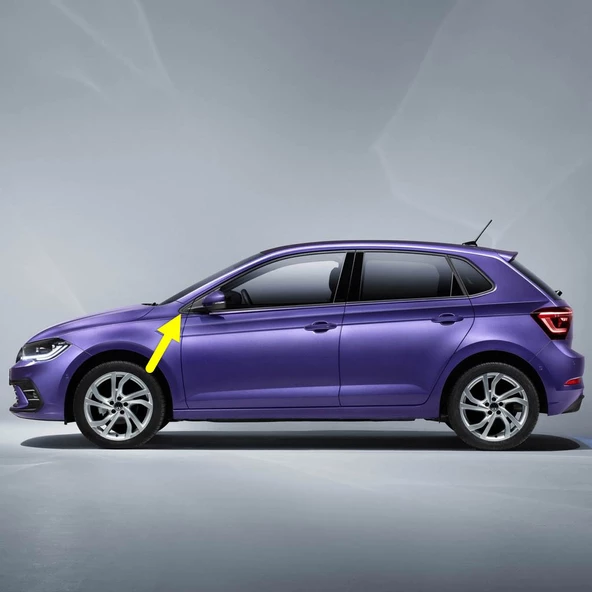 VW Polo 2022-2025 Sol Dış Ayna Önündeki Üçgen Plastik 2G0853273A