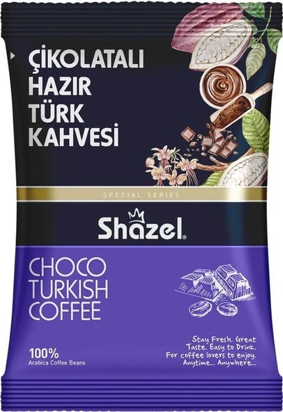 Shazel Special Çikolatalı Hazır Türk Kahvesi 100 gr 3'lü