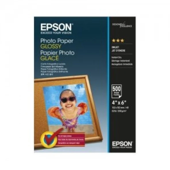 Epson 10x15 200Gram 500'lü Fotoğraf Kağıdı S042549