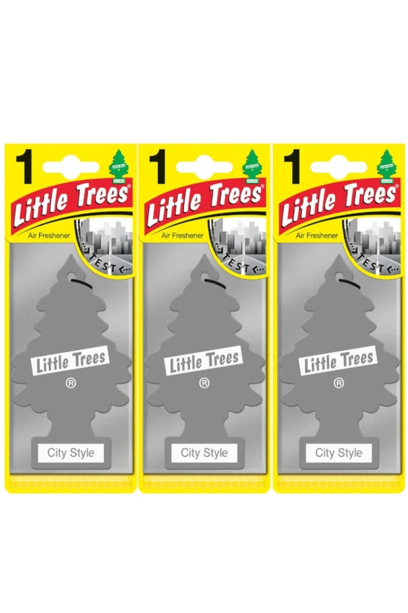 Car Freshner Little Trees Oto Kokusu 3'lü Şehir Tarzı