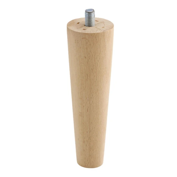 Ahşap Ayak Sehpa Masa Baza Çekyat Puf Tabure Ünite Koltuk Ayağı Mobilya Ayakları M8 Civatalı 12 cm - Resim 8