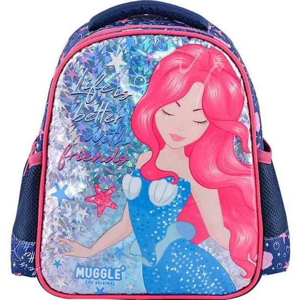 Muggle Anaokul Çantası Marmaid Lacivert Mu-3663 ürün görseli