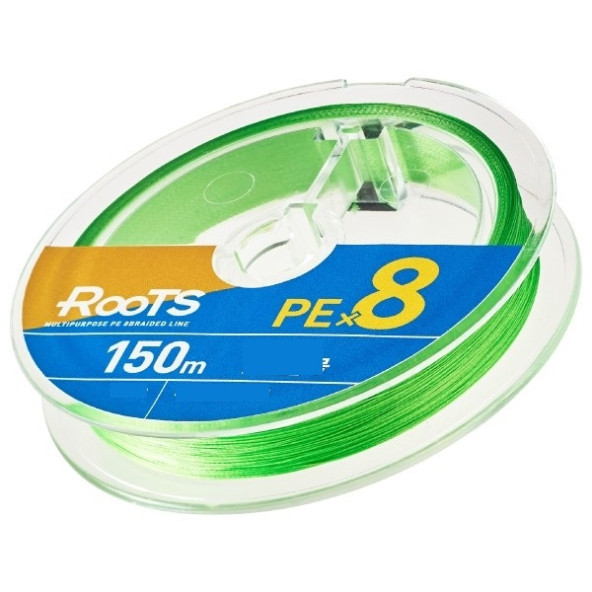 Gosen X8 Roots PE 1.2 0,187mm 8 Kat İp Misina 150mt A.Yeşil