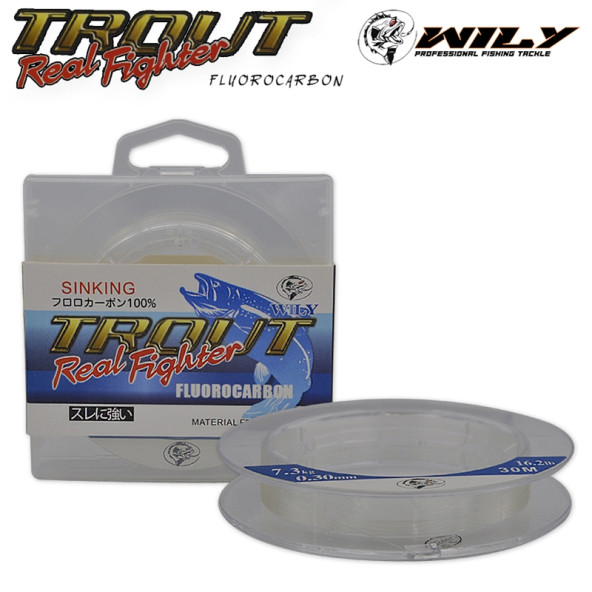 WILY SINKING %100 FLUOROCARBON MİSİNA 30MT 0,20MM