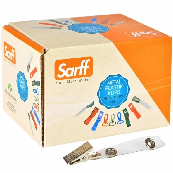 SARFF METAL MAŞALI KLİPS - 100ADET - 2