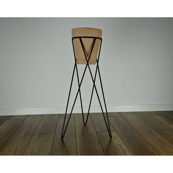 Saksı Standı Ayaklı Metal Çiçeklik Modeli