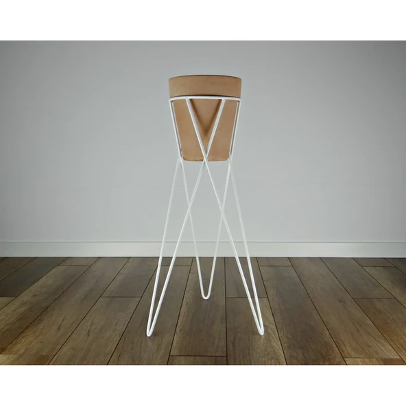 Saksı Standı Ayaklı Metal Çiçeklik Modeli - 4