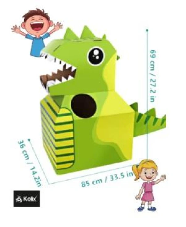 Kolix Dinazor Figür Oyuncağı Sahne Kıyafeti Elbise Oyuncak - 2