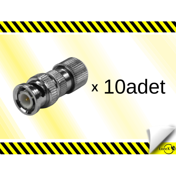 LR-BNC10 Bnc Konnektör ( 10 adet )