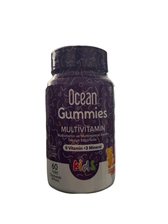 Ocean Gummies Multivitamin 60 Çiğnenebilir Jel Form 8697595873724
