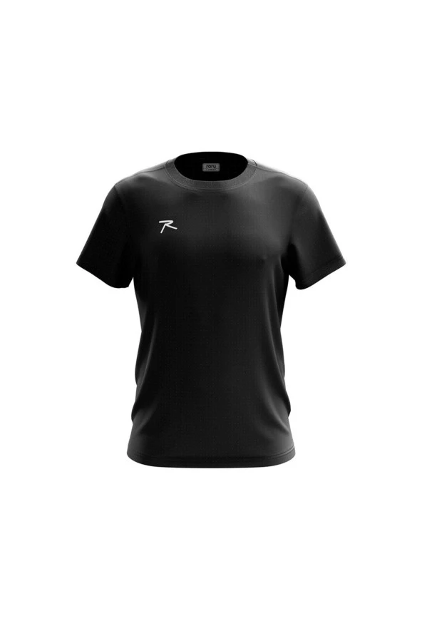 Raru VULTUS - Erkek Siyah Spor T-shirt