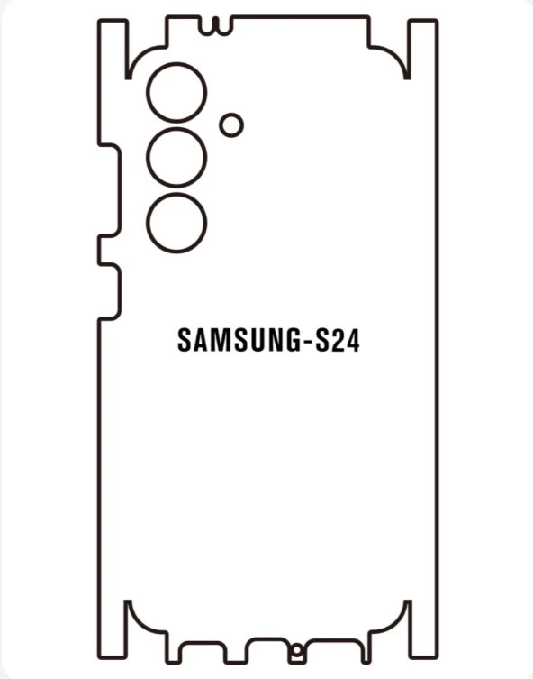 Galaxy S24 Uyumlu Ön+Arka Full Body Şeffaf Ultra koruyucu Nano Jelatin - 3