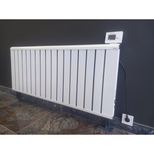 Radiatherm Vera 16 Dilim Elektrikli Alüminyum Yağlı Radyatör Oda Termostatlı - 3