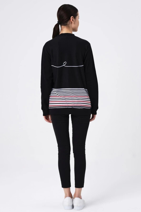 Baskılı Sweatshırt (e22-732a-wn) - 4