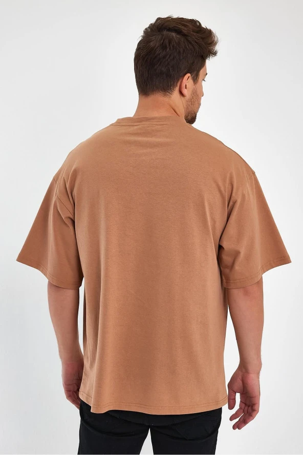 Baskılı Oversize T-shirt (E23-0046 01) - 5