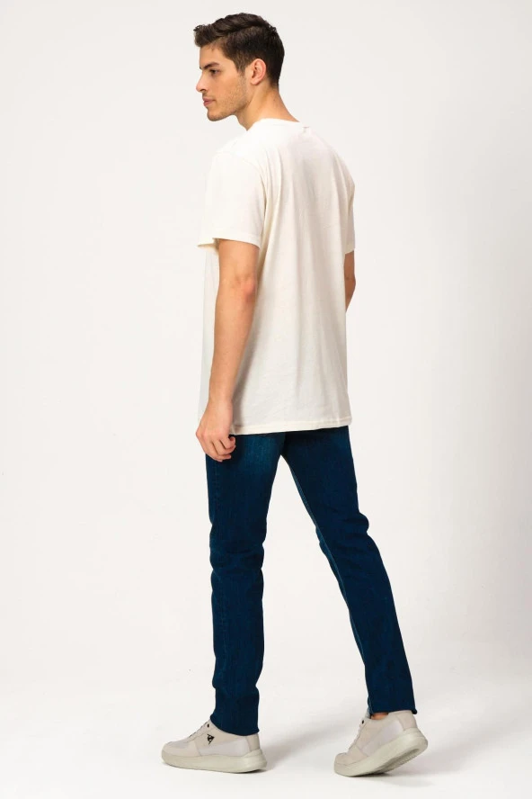 Baskılı Oversize T-shirt (E21-71902) - 4