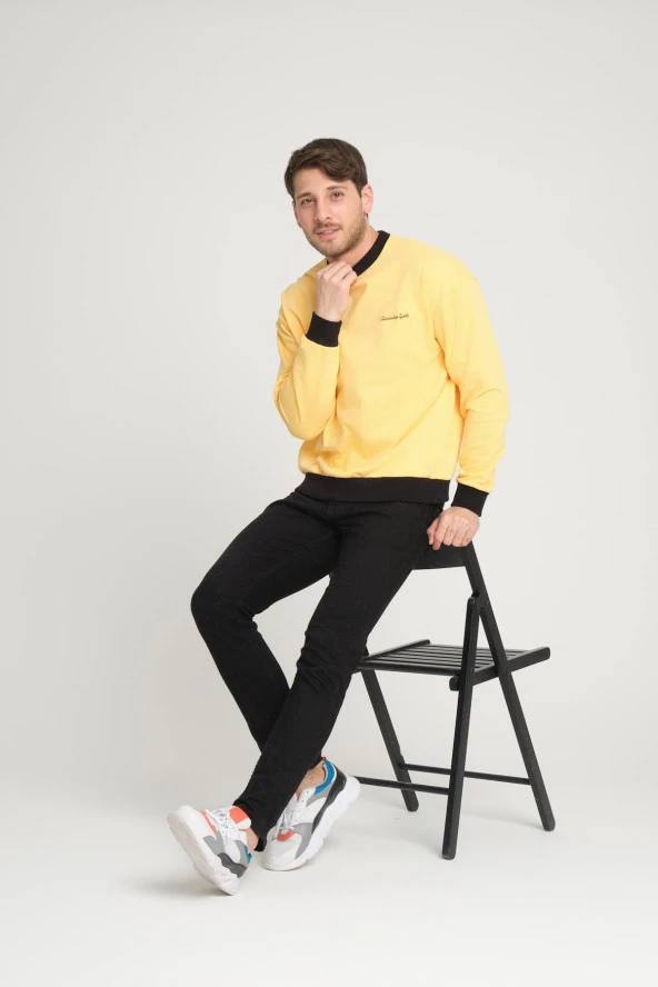 BİSİKLET YAKA SWEATHIRT (E23-0020) - Resim 3