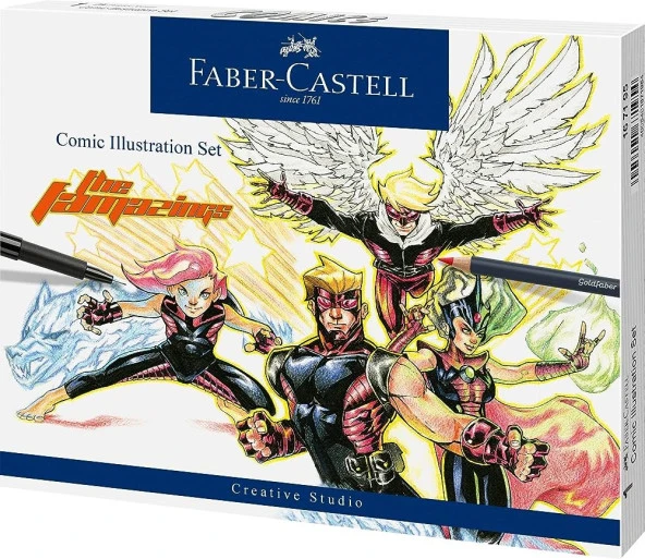 Faber Castell Creative Studio Famazings Çizim Seti 15 li