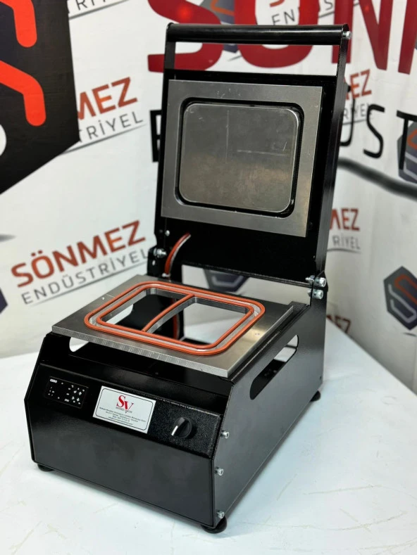 Sönmez Manuel Kase Kapatma 2 Gözlu Tabak Kapatma Makinesi Black ürün görseli 1