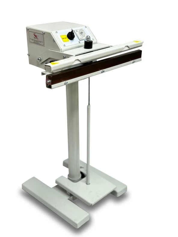 Sönmez Vakum Pedallı 45Cm Pro Naylon Poşet Yapıştırma Makinesi Yerli ÜretimWhite