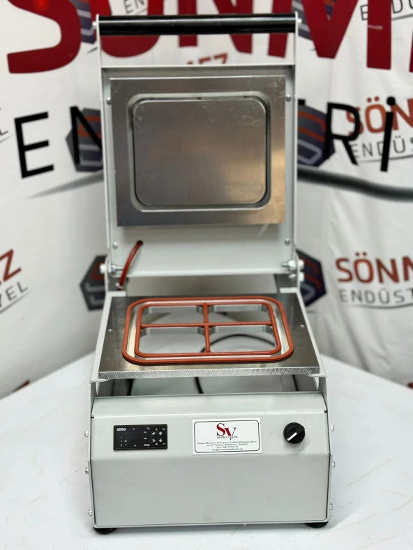 Sönmez Manuel Kase Kapatma 4 Gözlu Tabak Kapatma Makinesi White - 2