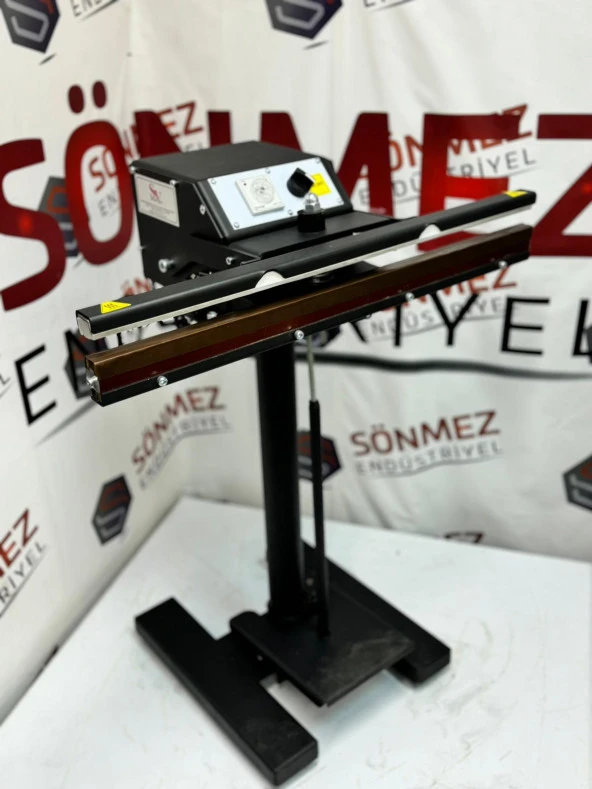 Sönmez Vakum Pedallı 65 Cm Pro Naylon Poşet Yapıştırma Makinesi Yerli Üretim Black - Resim 2