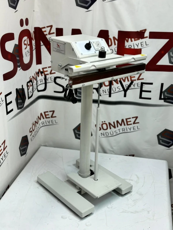 Sönmez Vakum Pedallı 65Cm Pro Naylon Poşet Yapıştırma Makinesi Yerli Üretim White - 3