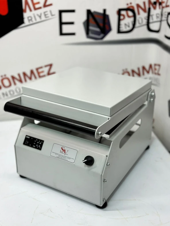 Sönmez SV 350 Manuel Tekli Kase Tabak Kapatma Makinesi White - 3