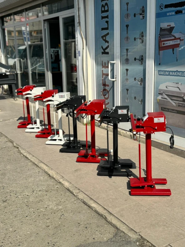 Sönmez Vakum Pedallı 45 Cm Pro Naylon Poşet Yapıştırma Makinesi Yerli Üretim Red - 5