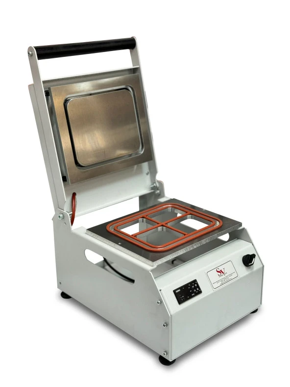 Sönmez Manuel Kase Kapatma 4 Gözlu Tabak Kapatma Makinesi White - 6