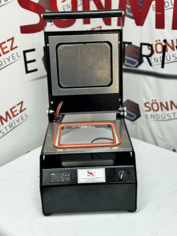 Sönmez SV 350 Manuel Tekli Kase Tabak Kapatma Makinesi Black - 2