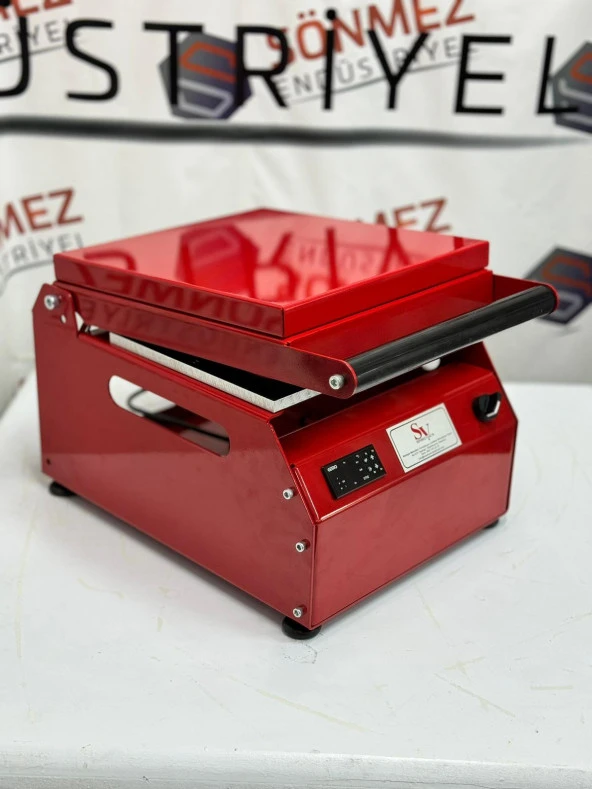 Sönmez SV 350 Manuel Tekli Kase Tabak Kapatma Makinesi Red - Resim 5